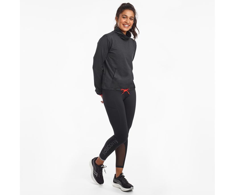 Women's Saucony Sunday Pocket Jackets Black | Singapore 343TCEV